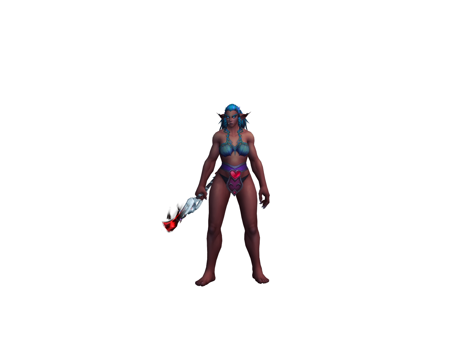 Ghislàine 3D character render