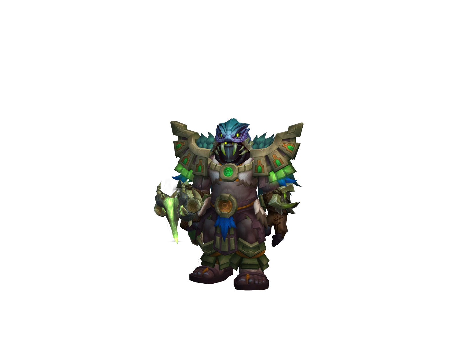 Shadowbind 3D character render