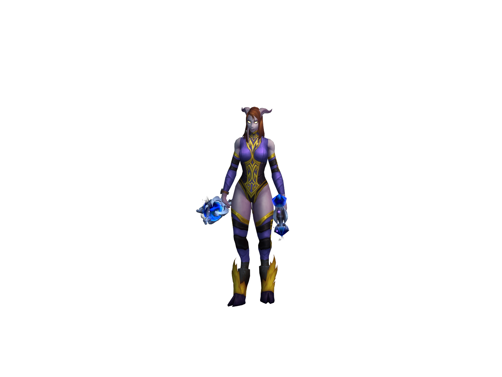 Tezlah 3D character render