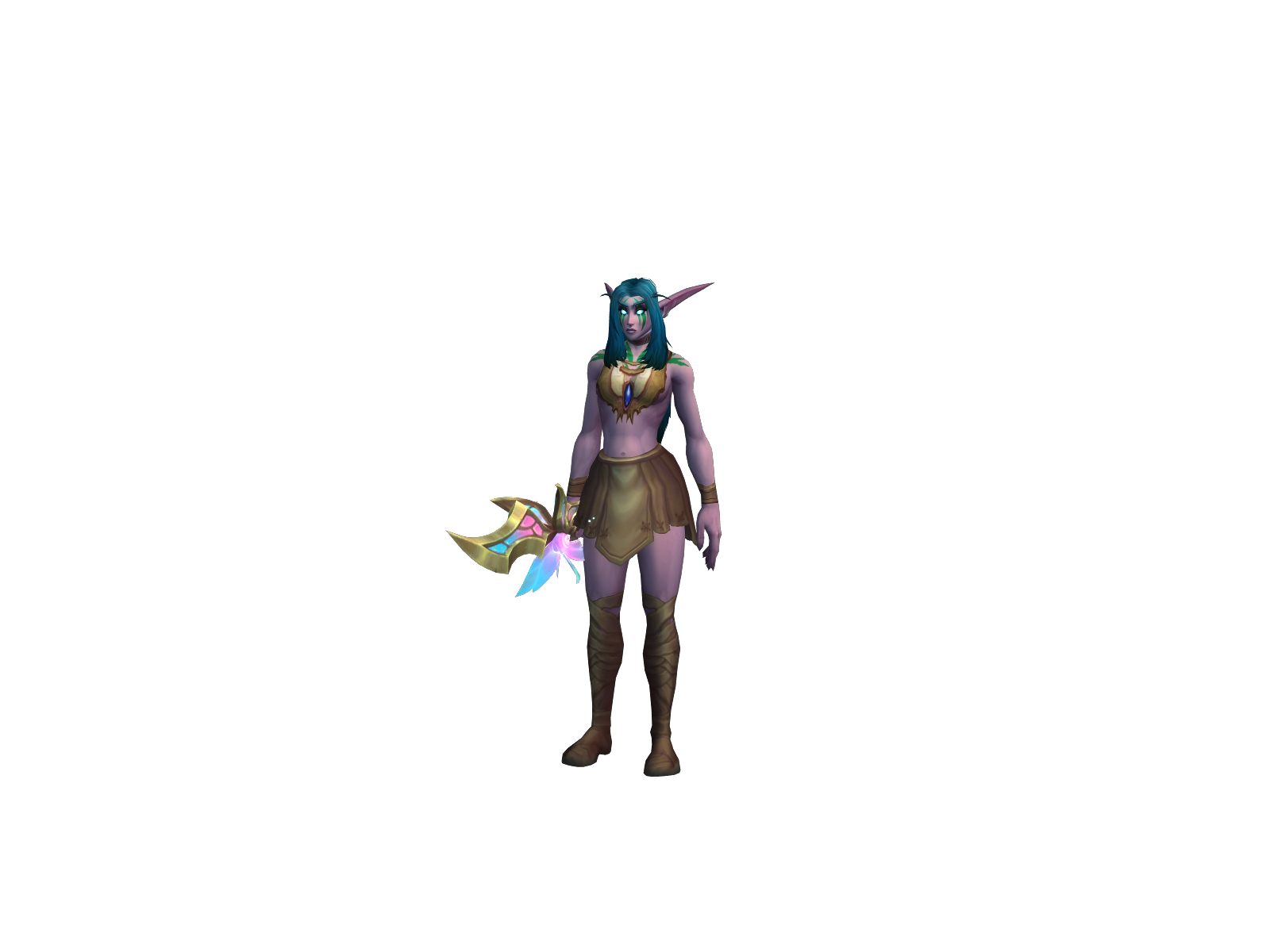 Kallah 3D character render