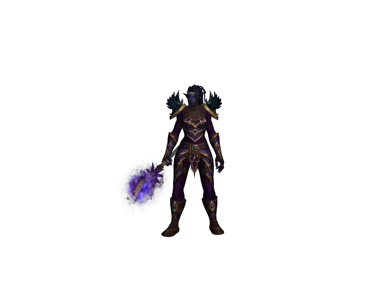Nightrena 3D character render