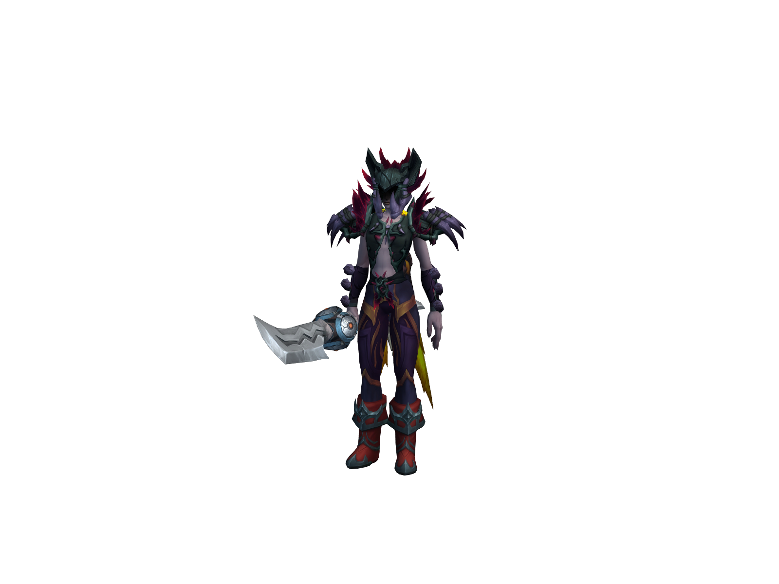 Naomi 3D character render
