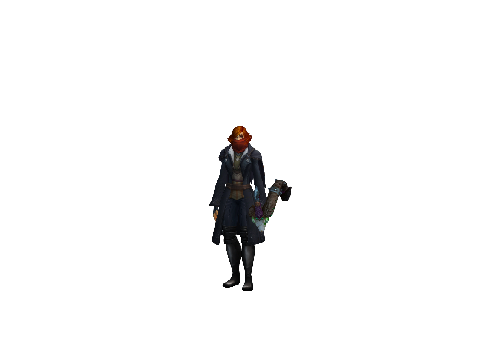 Éod 3D character render