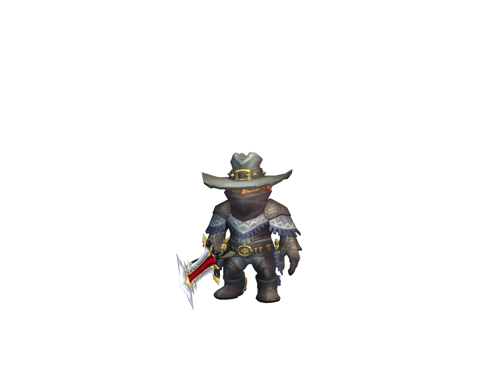 Shockdwar 3D character render