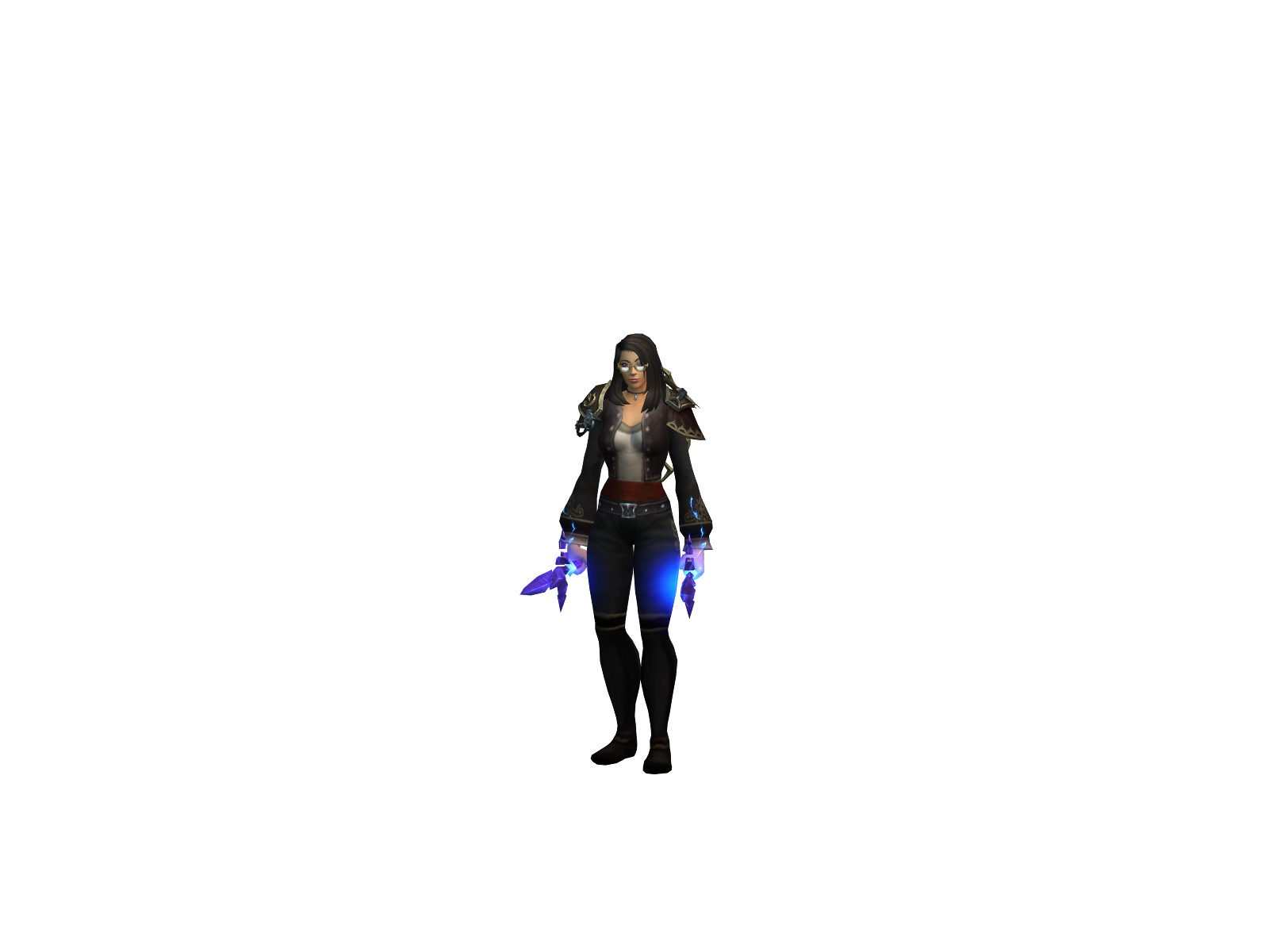 Invisijill 3D character render