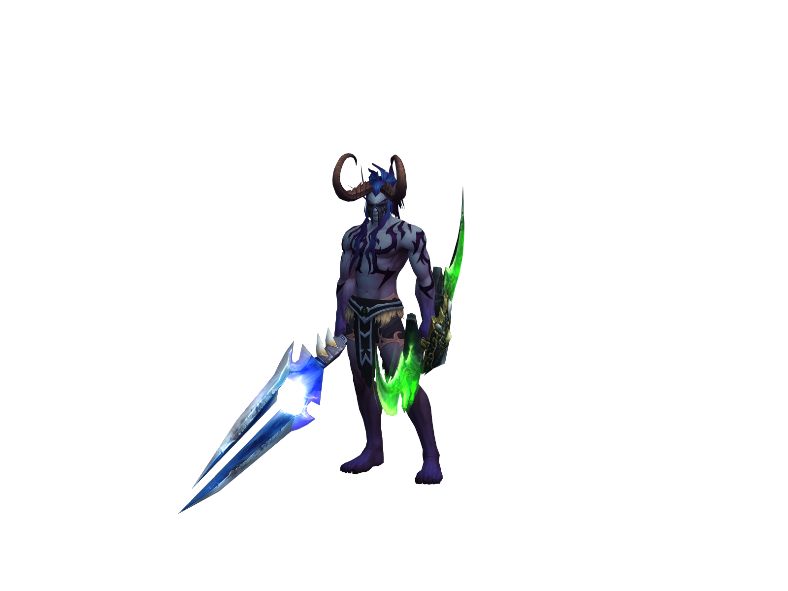 Manafold 3D character render