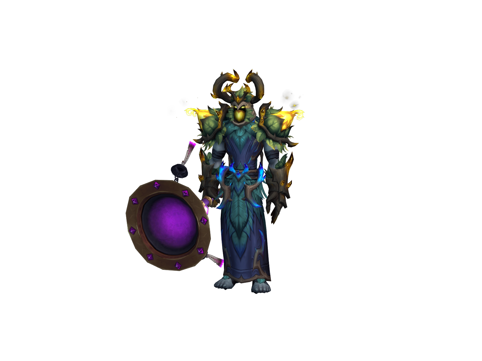 Corned 3D character render