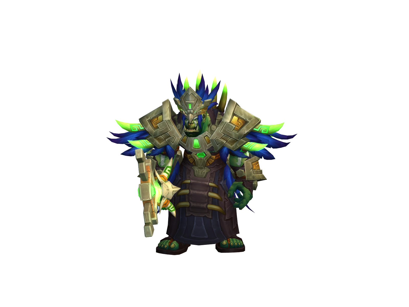 Ulioun 3D character render