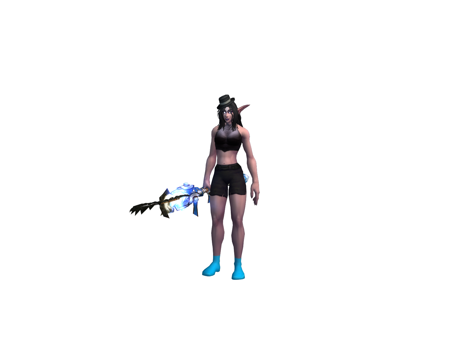 Wifemoney 3D character render