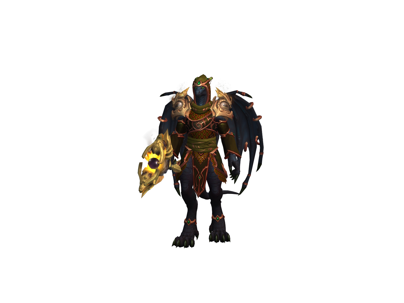 Dragússy 3D character render
