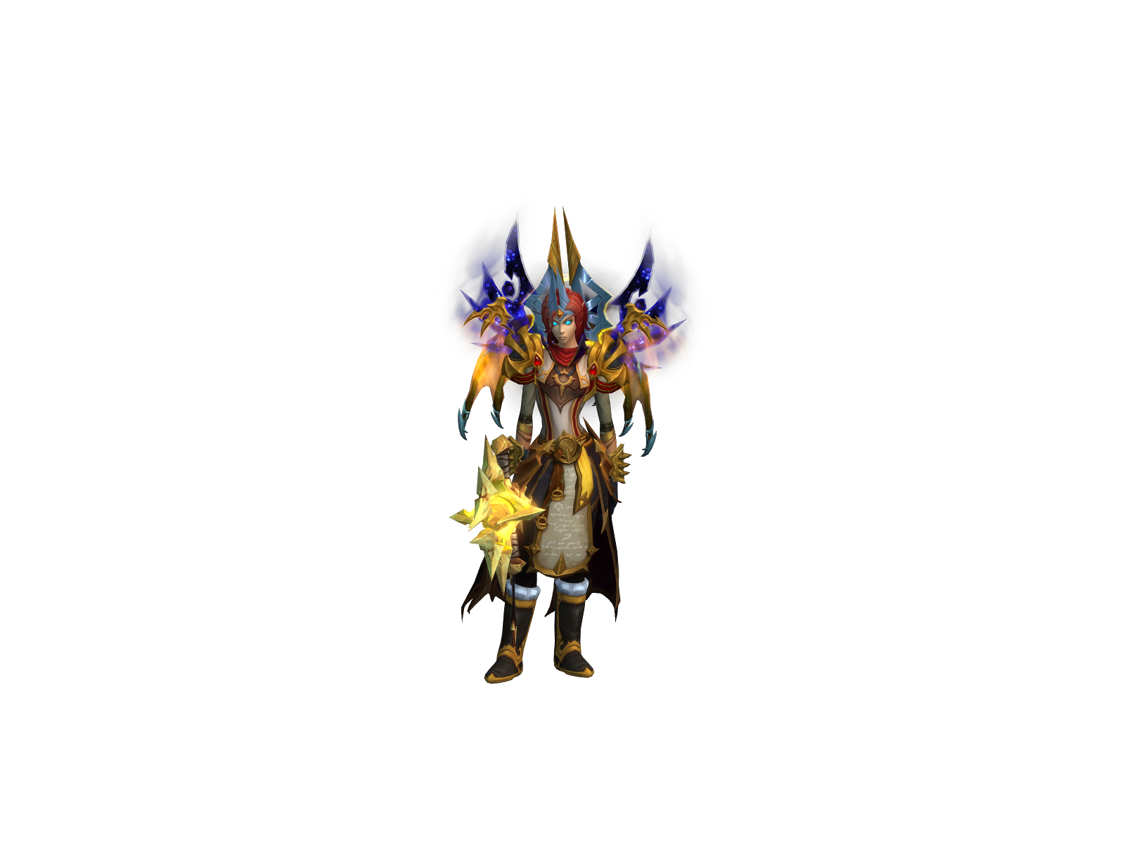 Sheathed 3D character render