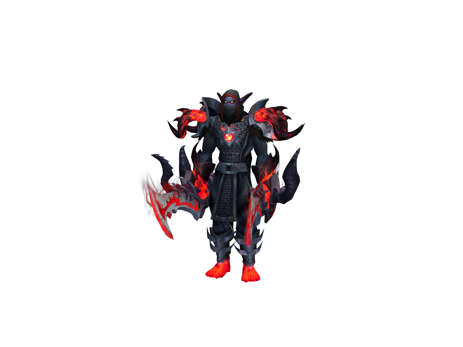Demonhuntin 3D character render