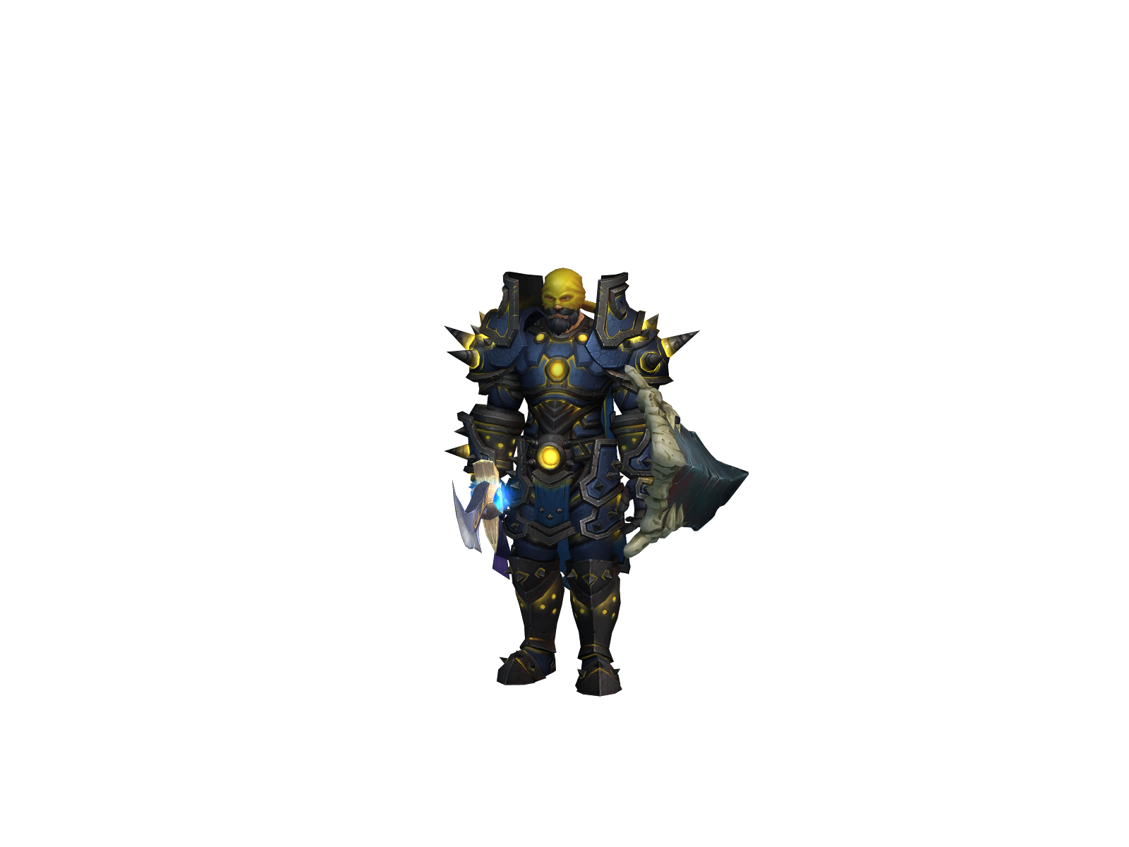 Tharvok 3D character render