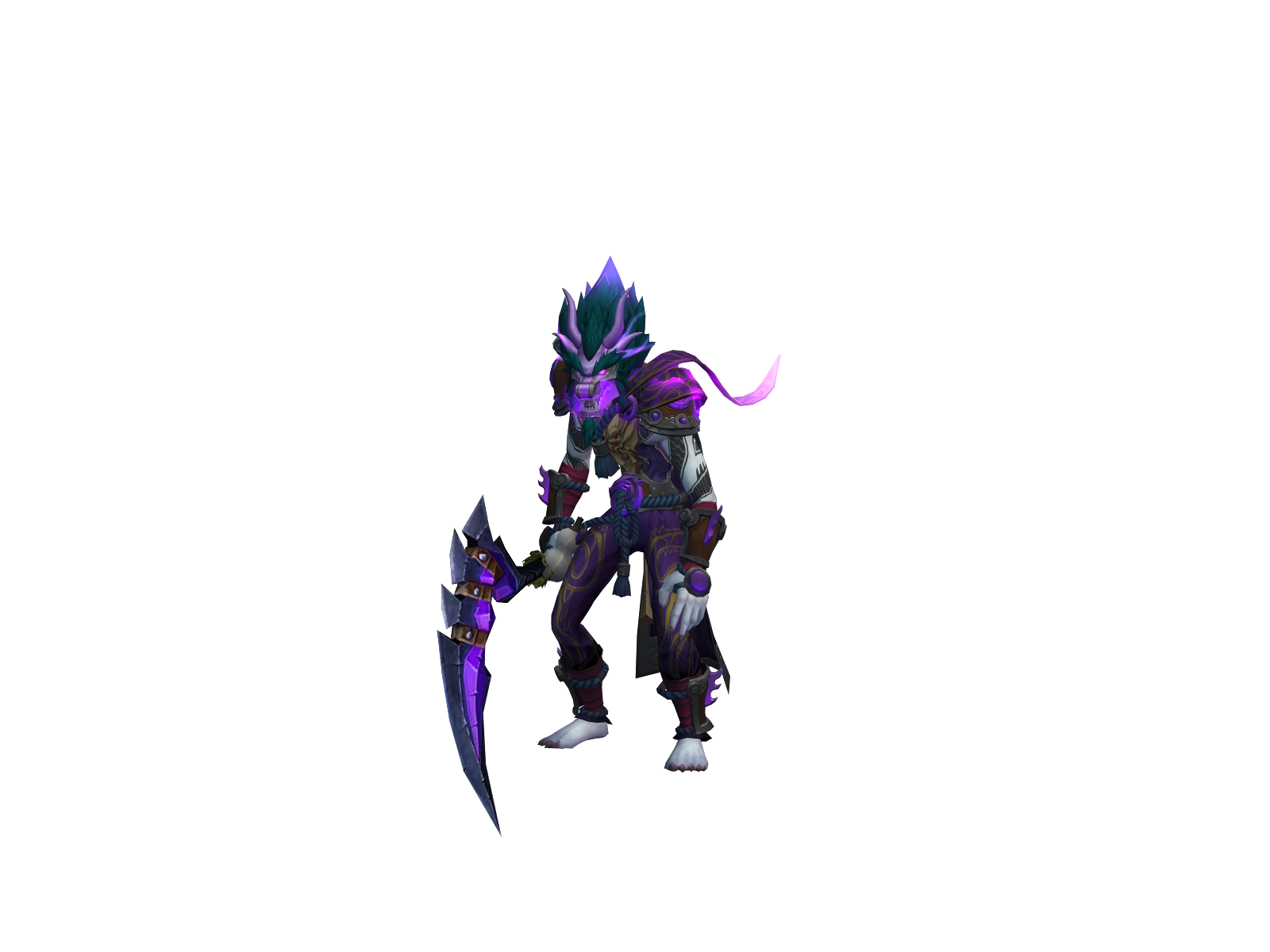 Rerollmnk 3D character render