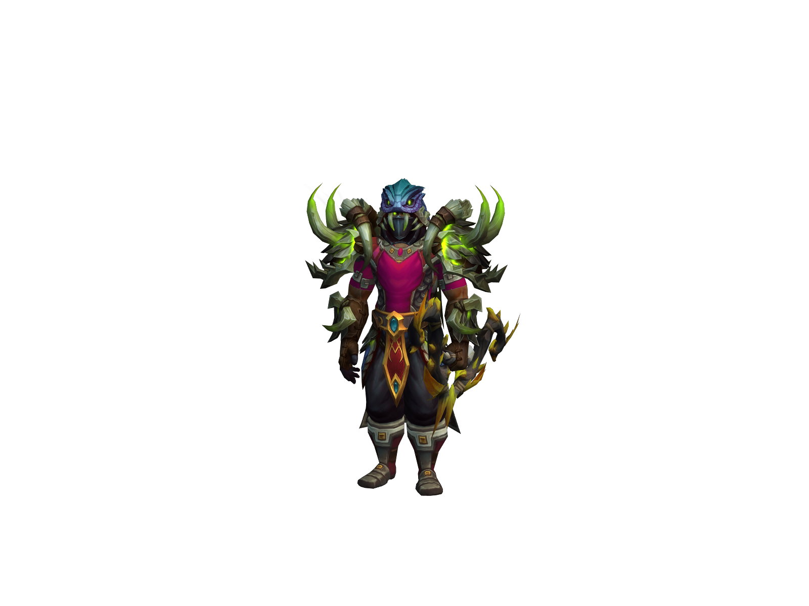 Draineey 3D character render