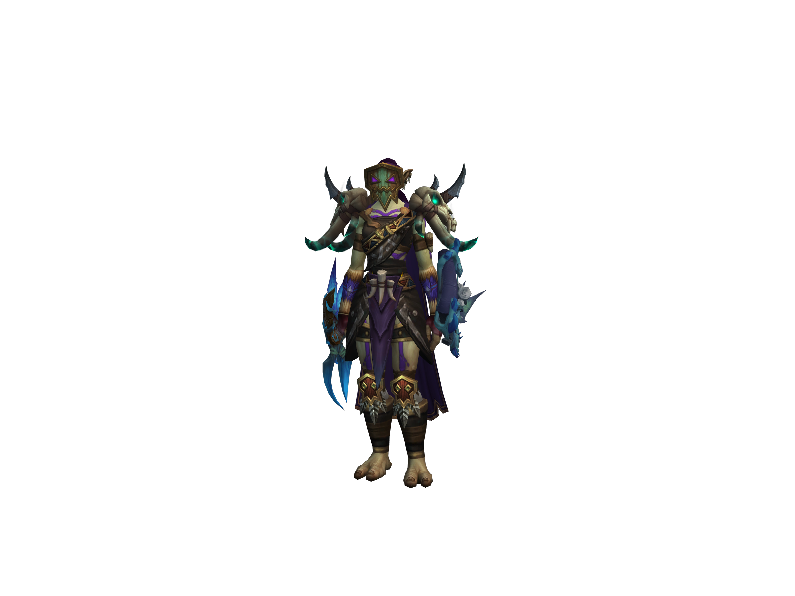 Shametal 3D character render