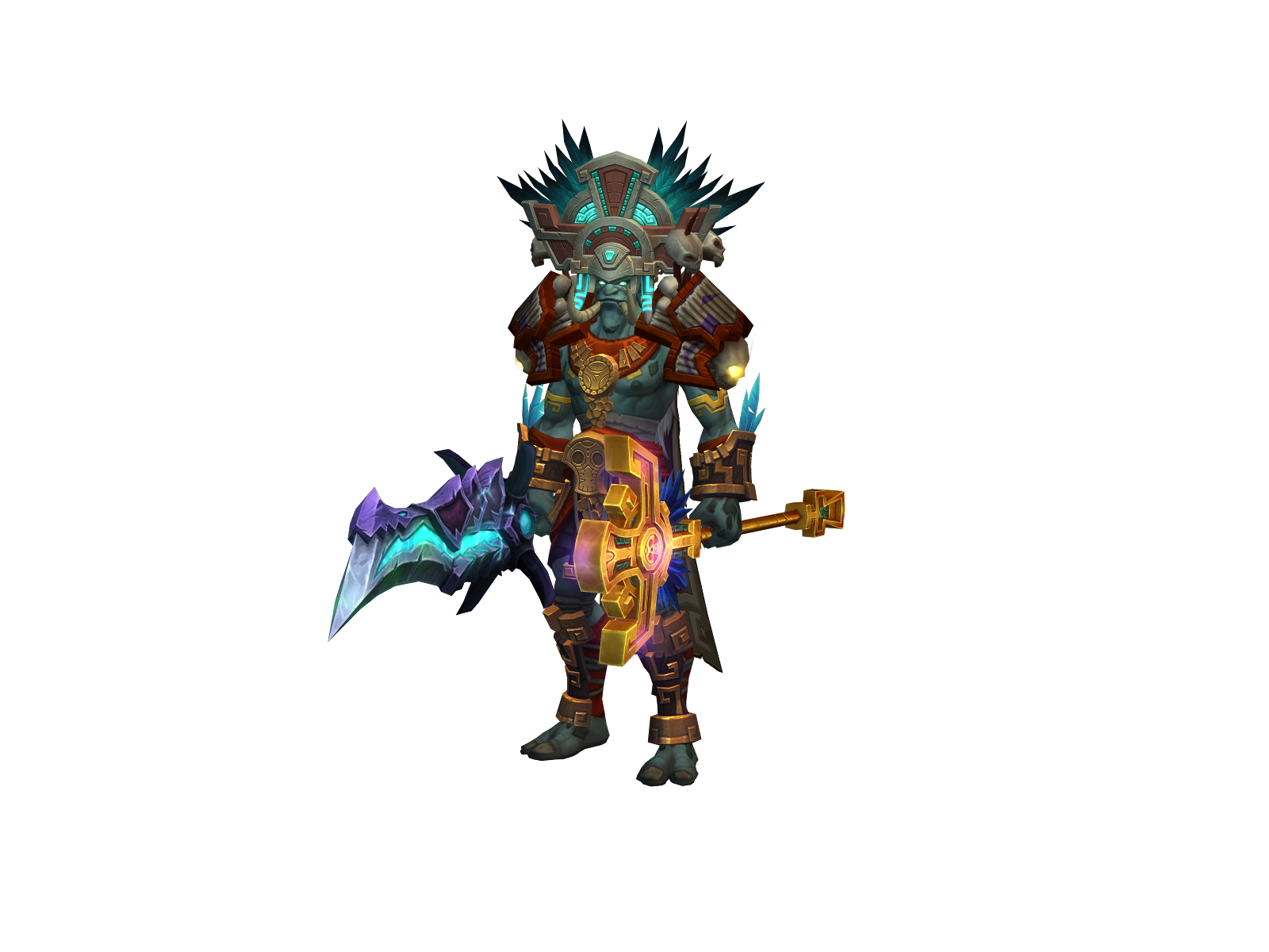Zulcleave 3D character render
