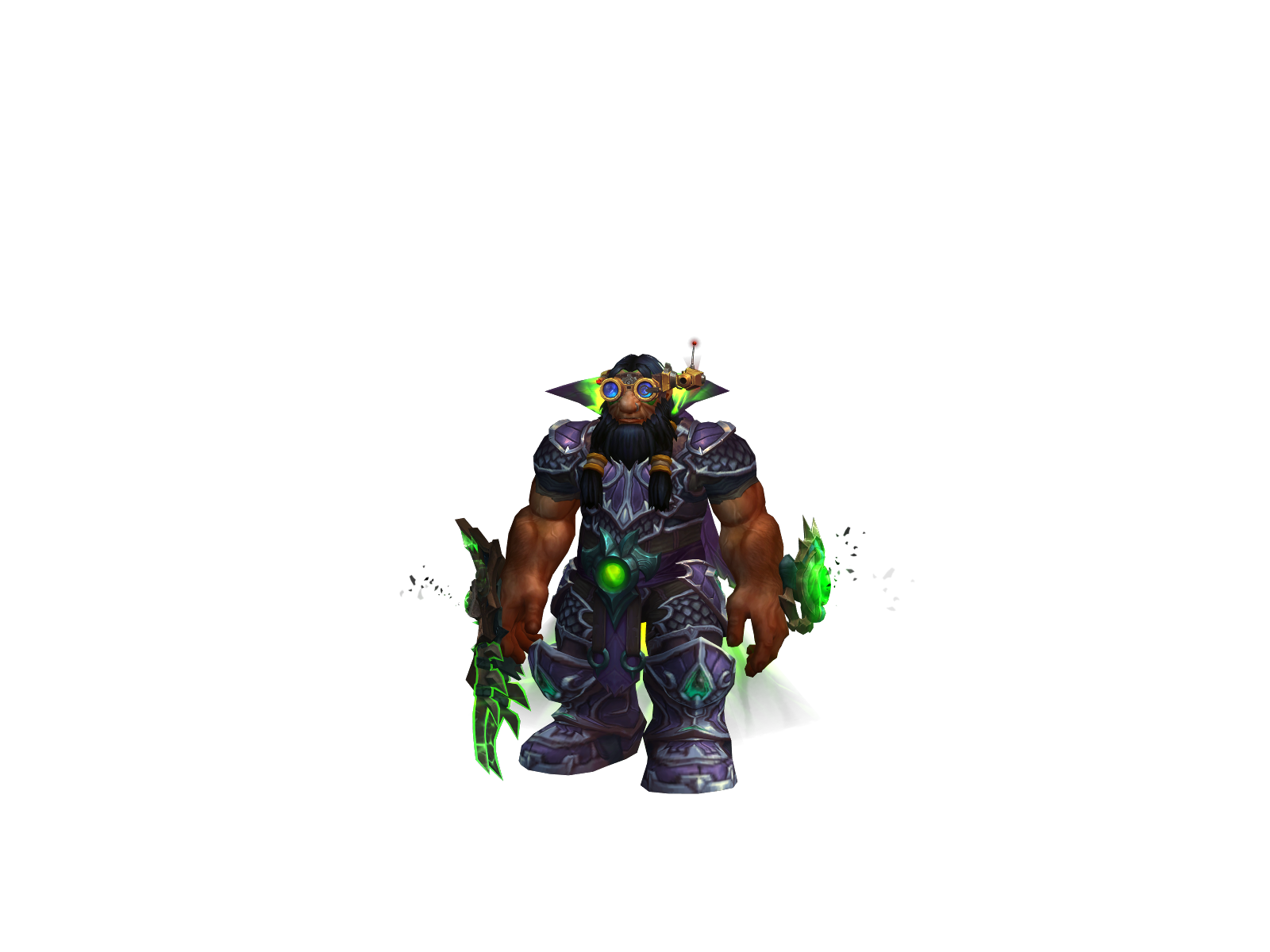 Bornstoned 3D character render