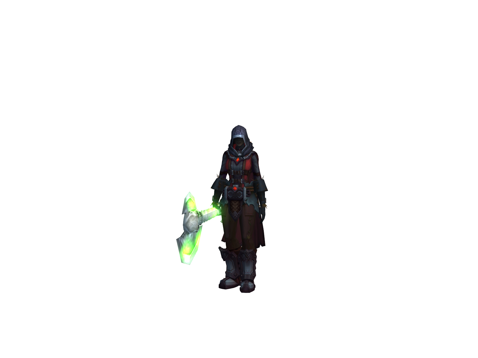 Clubbërlang 3D character render