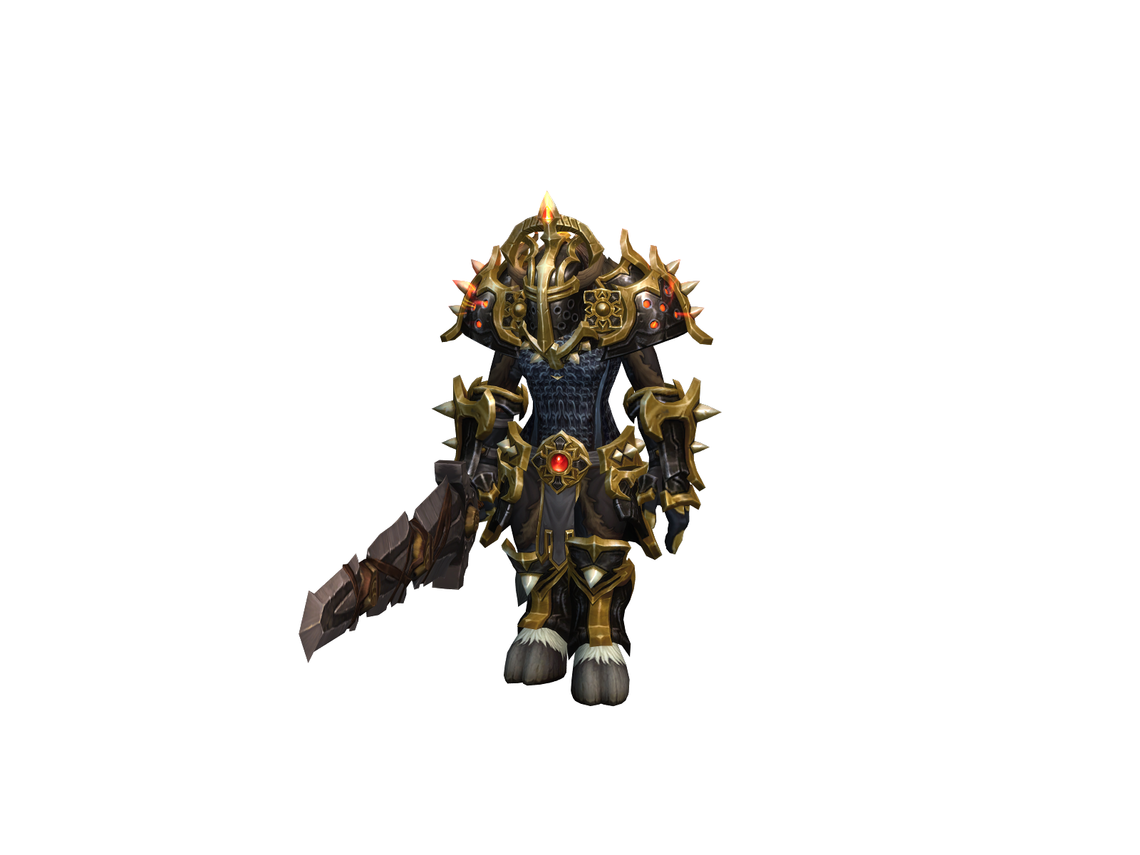 Cowtorian 3D character render
