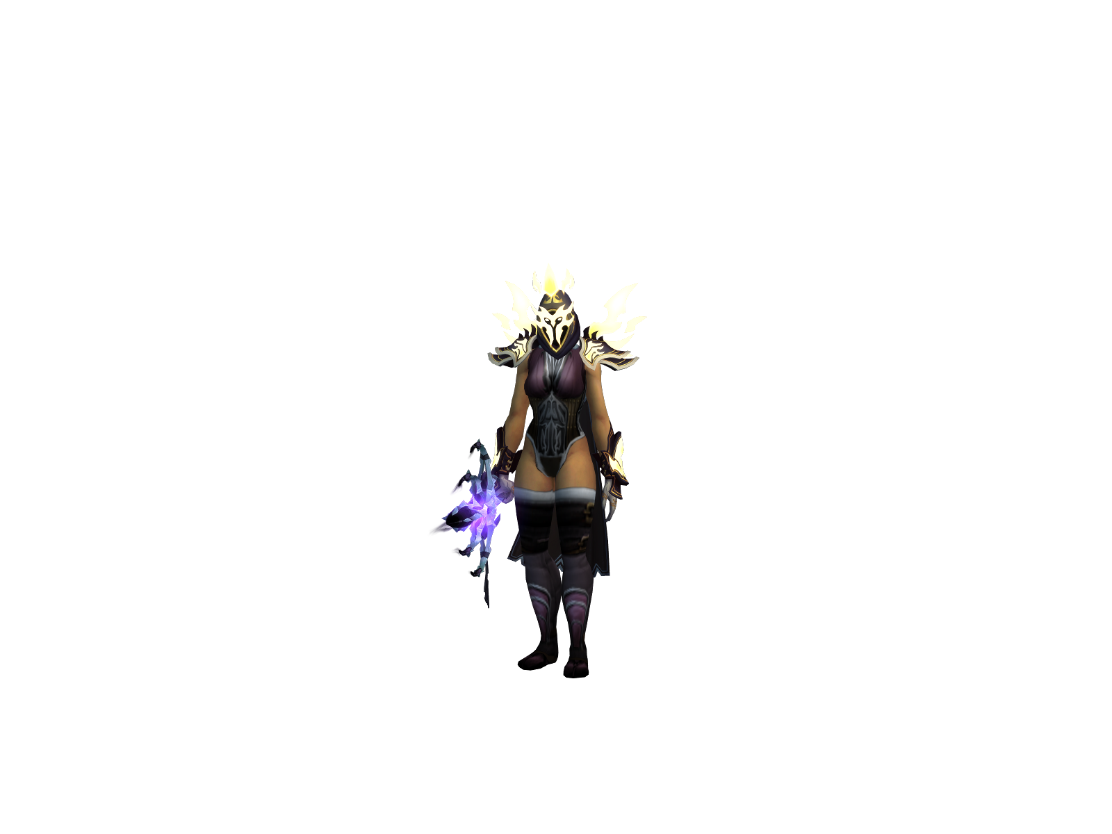 Seraphinea 3D character render