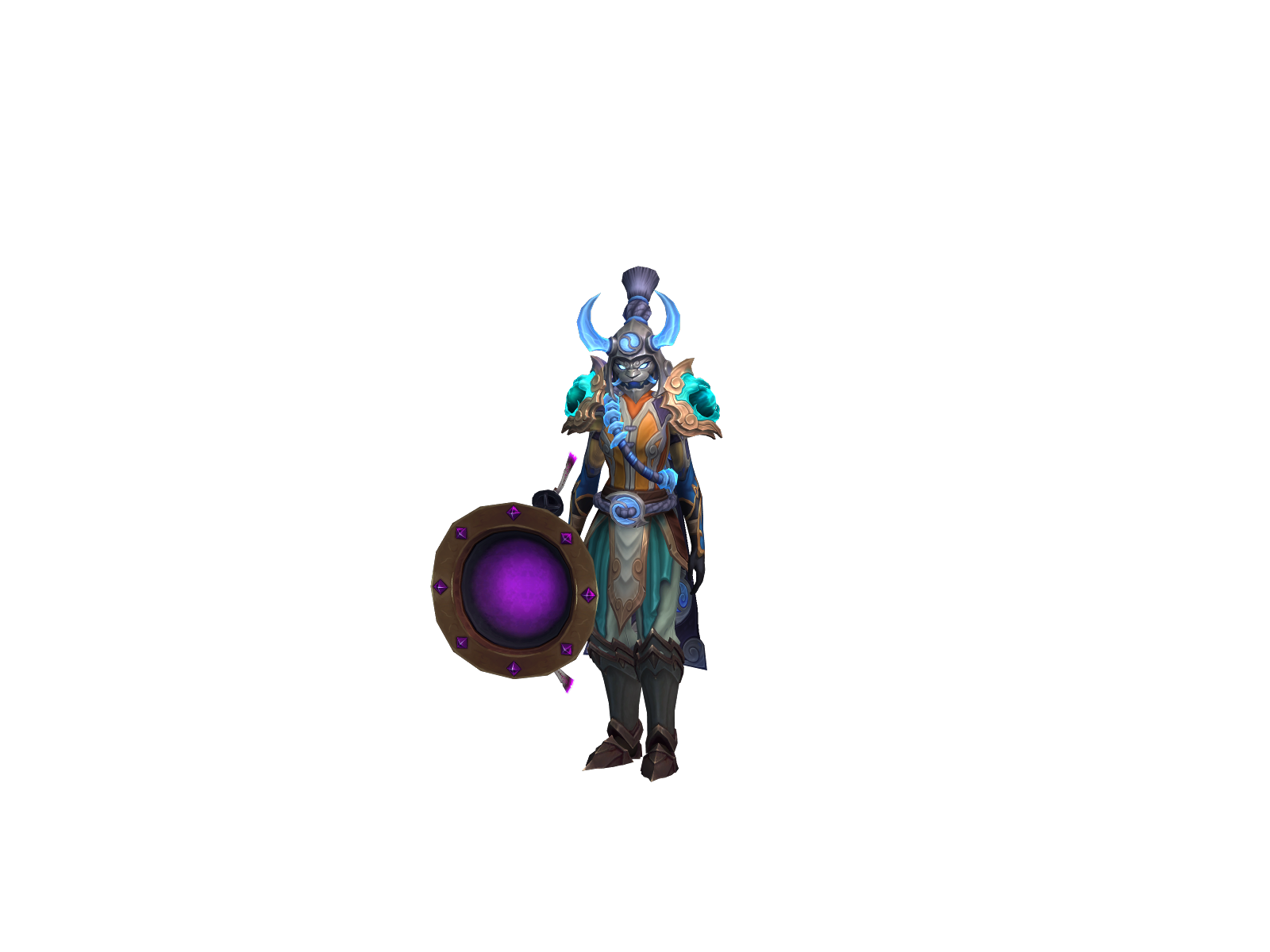 Theymistbuda 3D character render