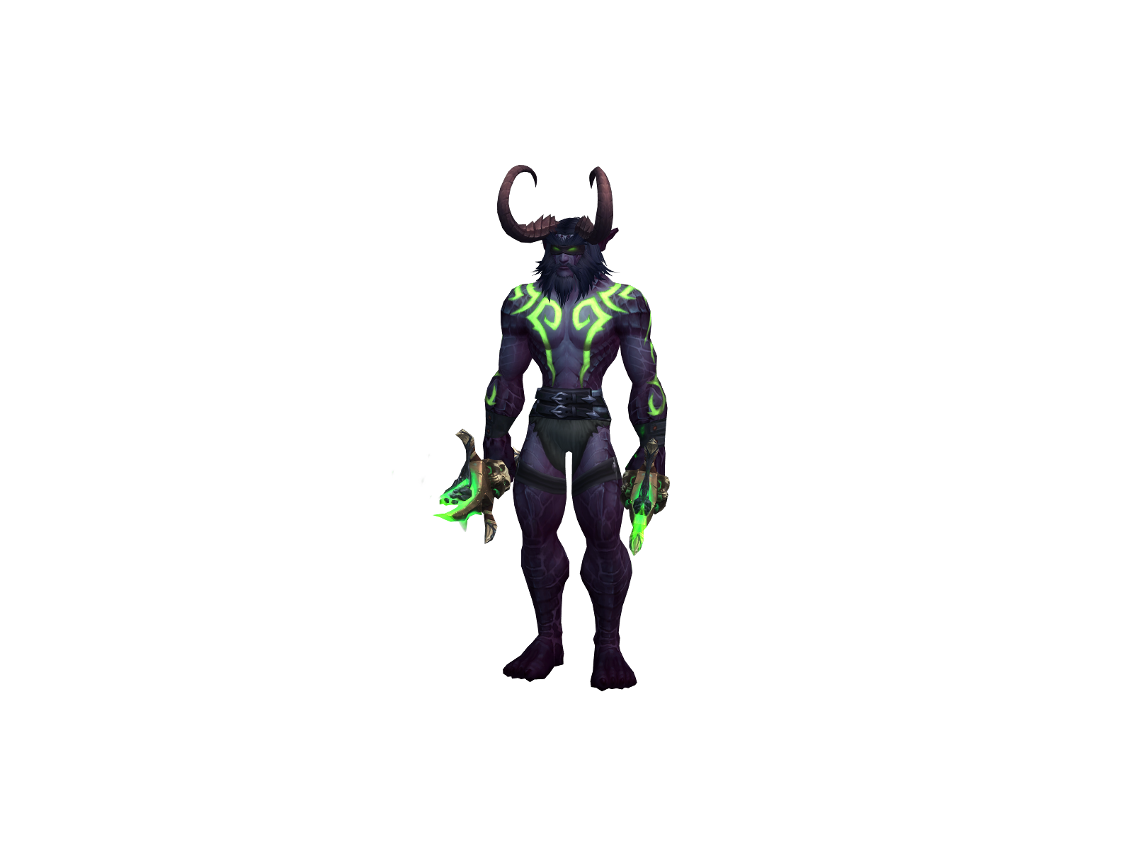 Demonzul 3D character render
