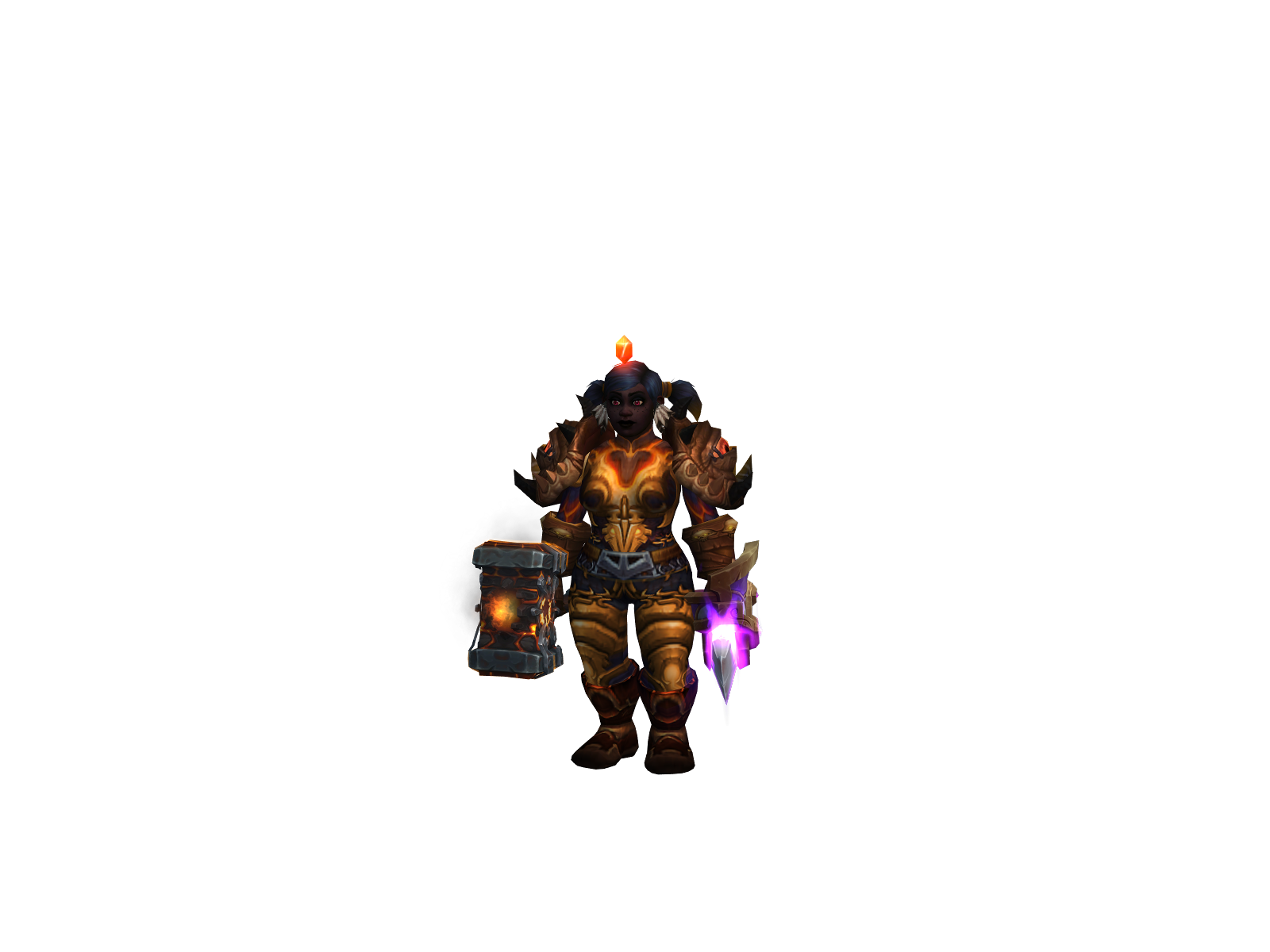 Zhapt 3D character render