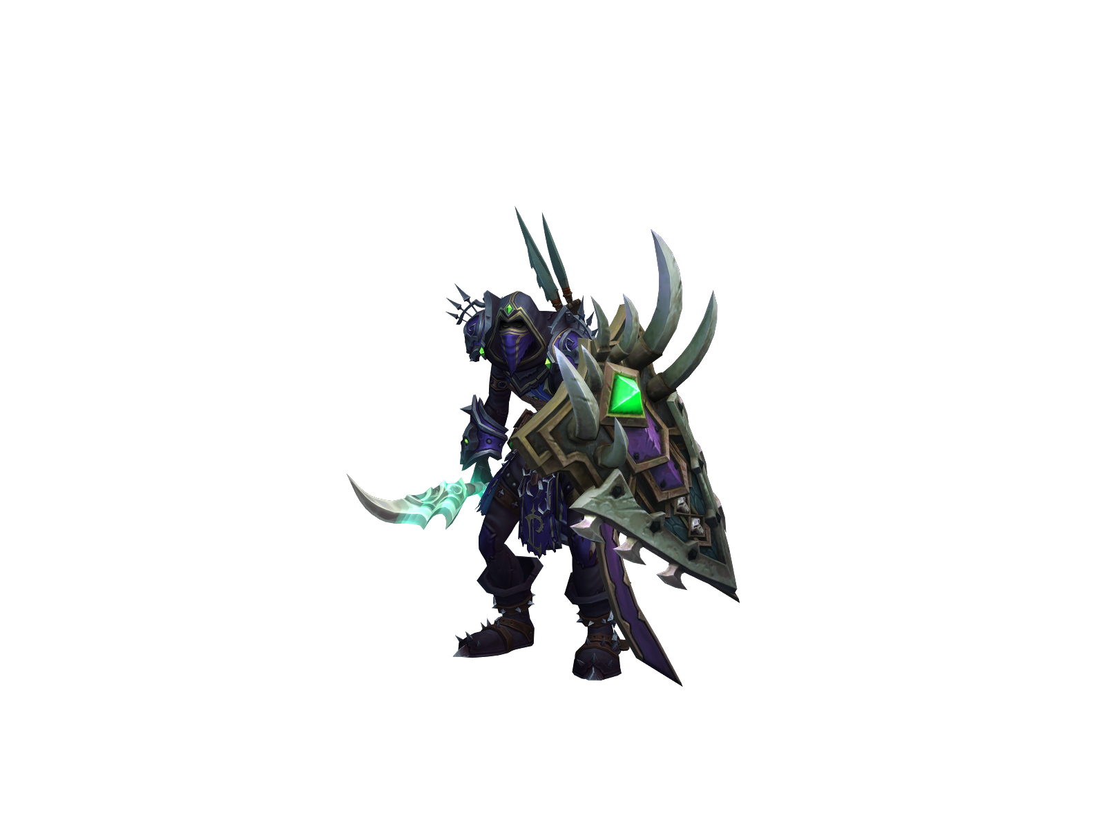 Dreary WoW character banner