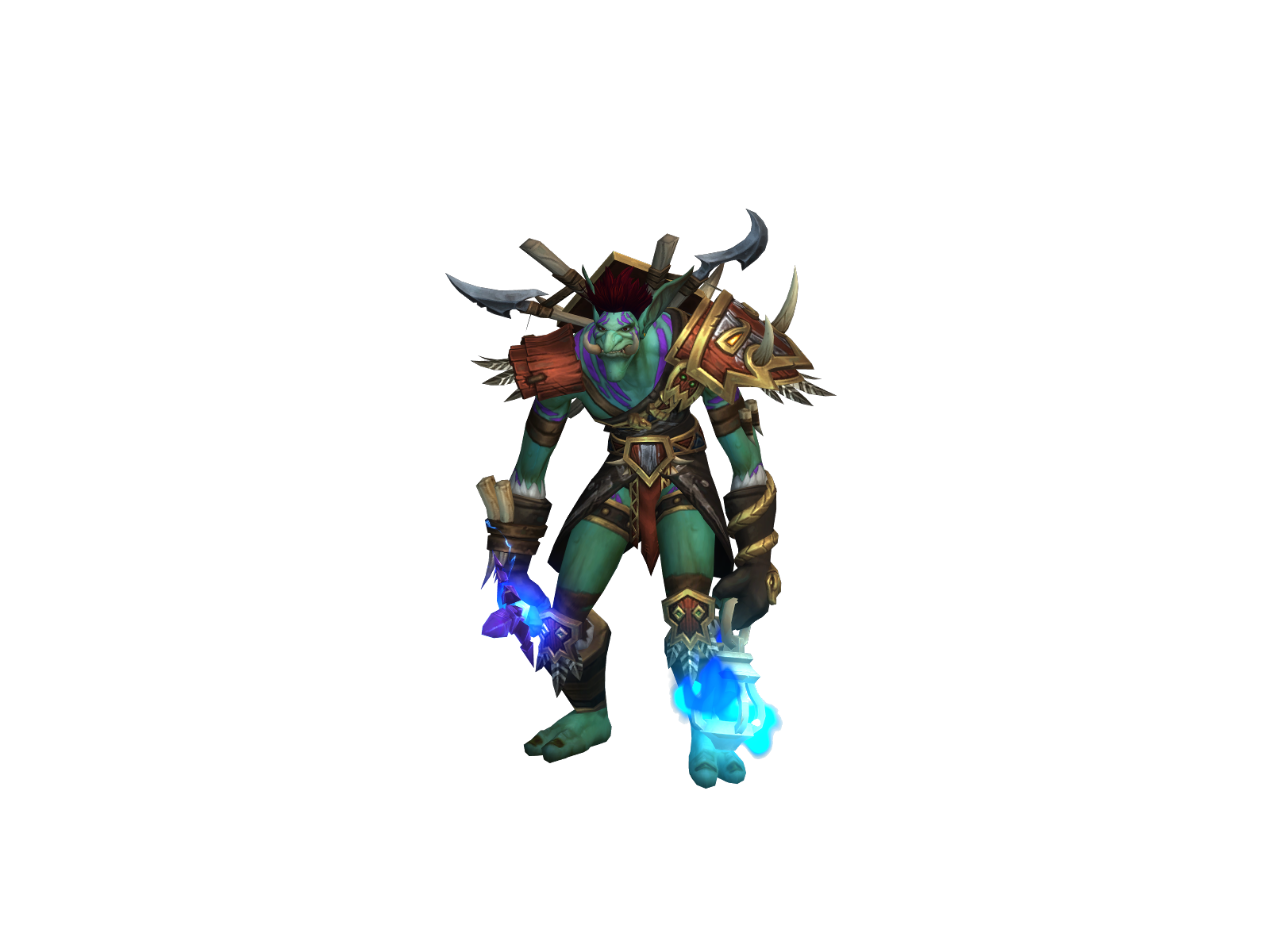 Zulak 3D character render