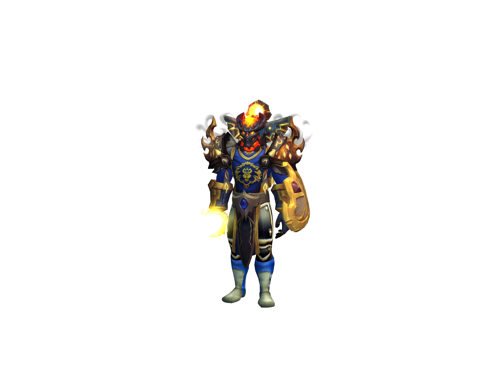 Palädin 3D character render