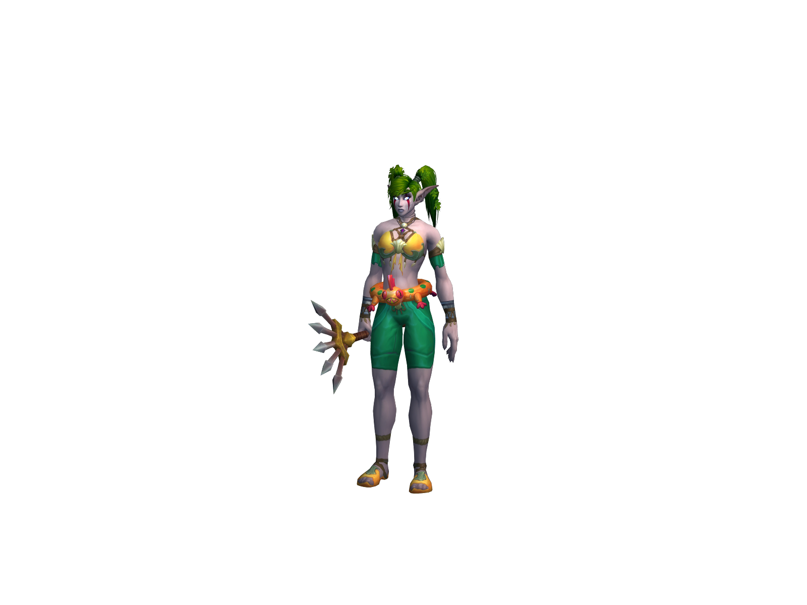 Restoshaman 3D character render