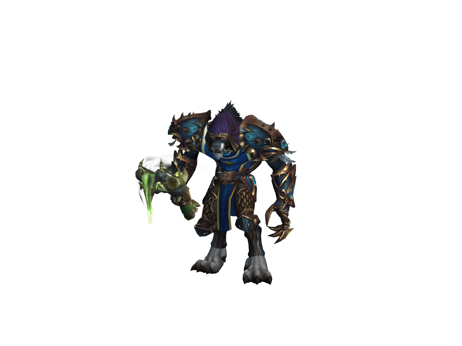 Manfat 3D character render