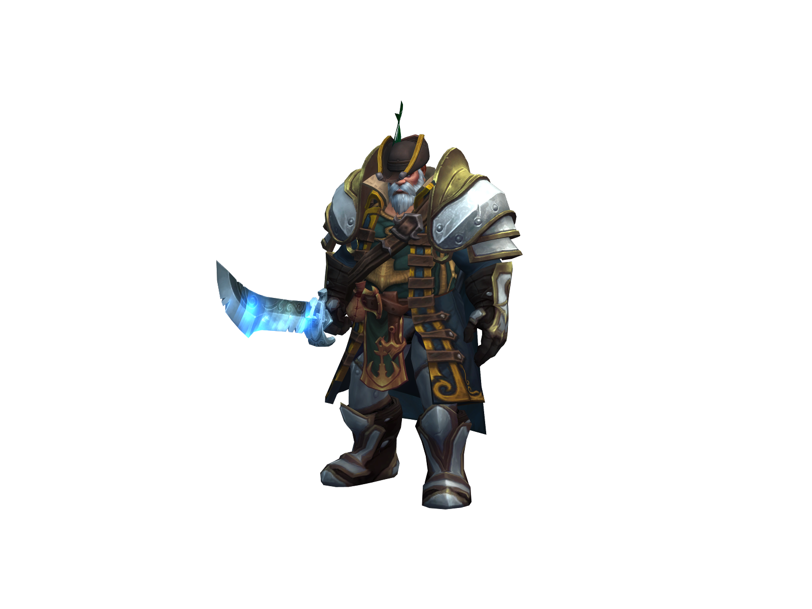 Bakken 3D character render