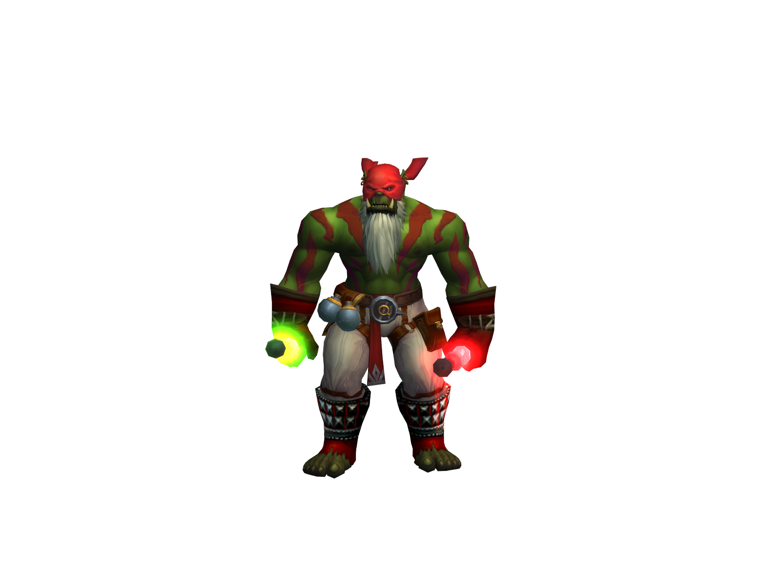 Eyegouging 3D character render