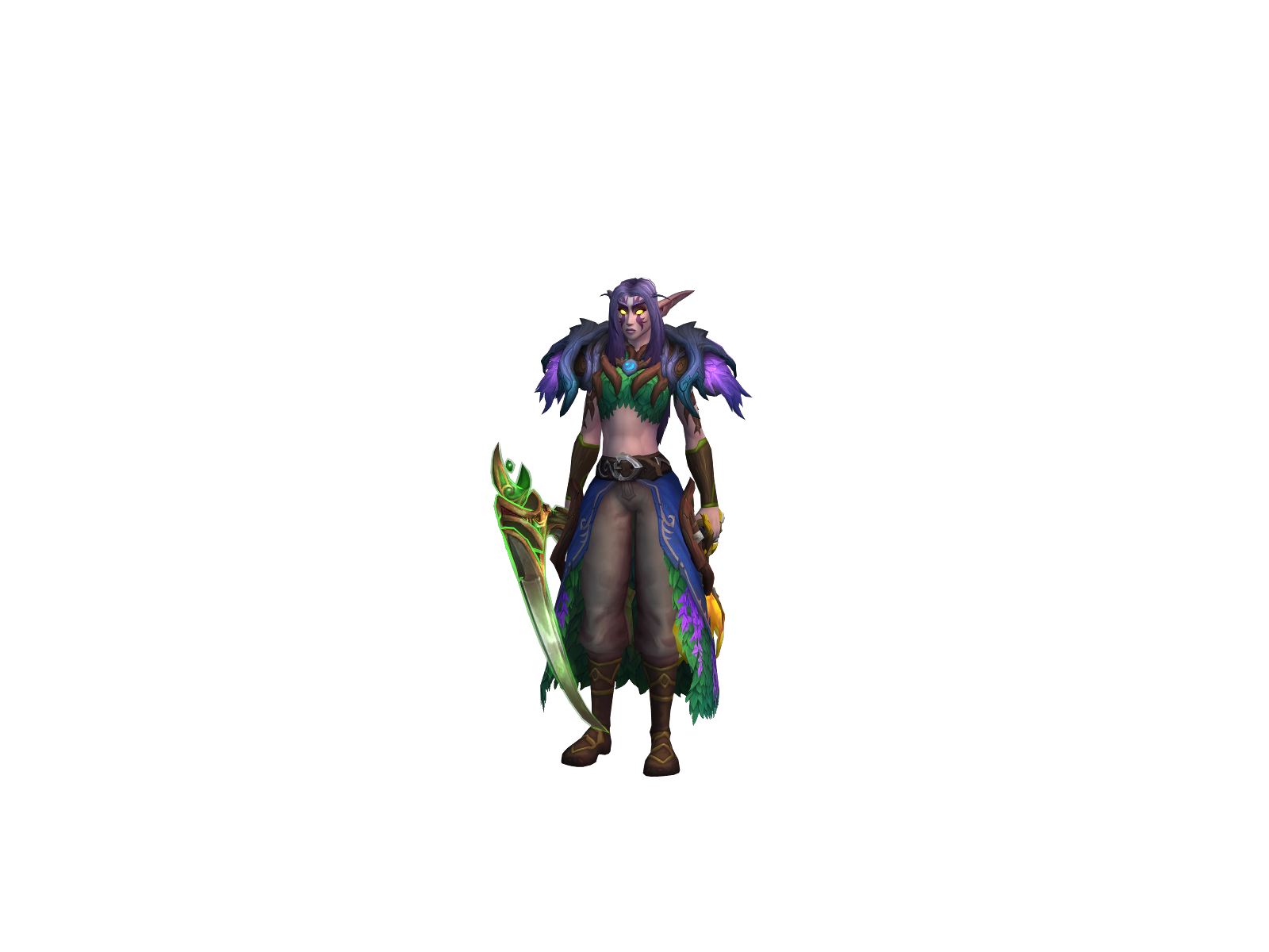 Aphaes 3D character render
