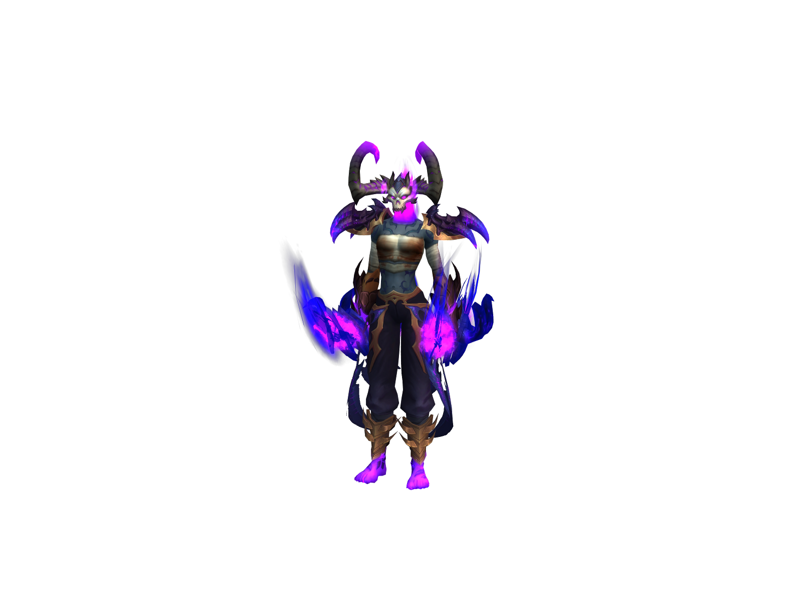 Demonvein 3D character render