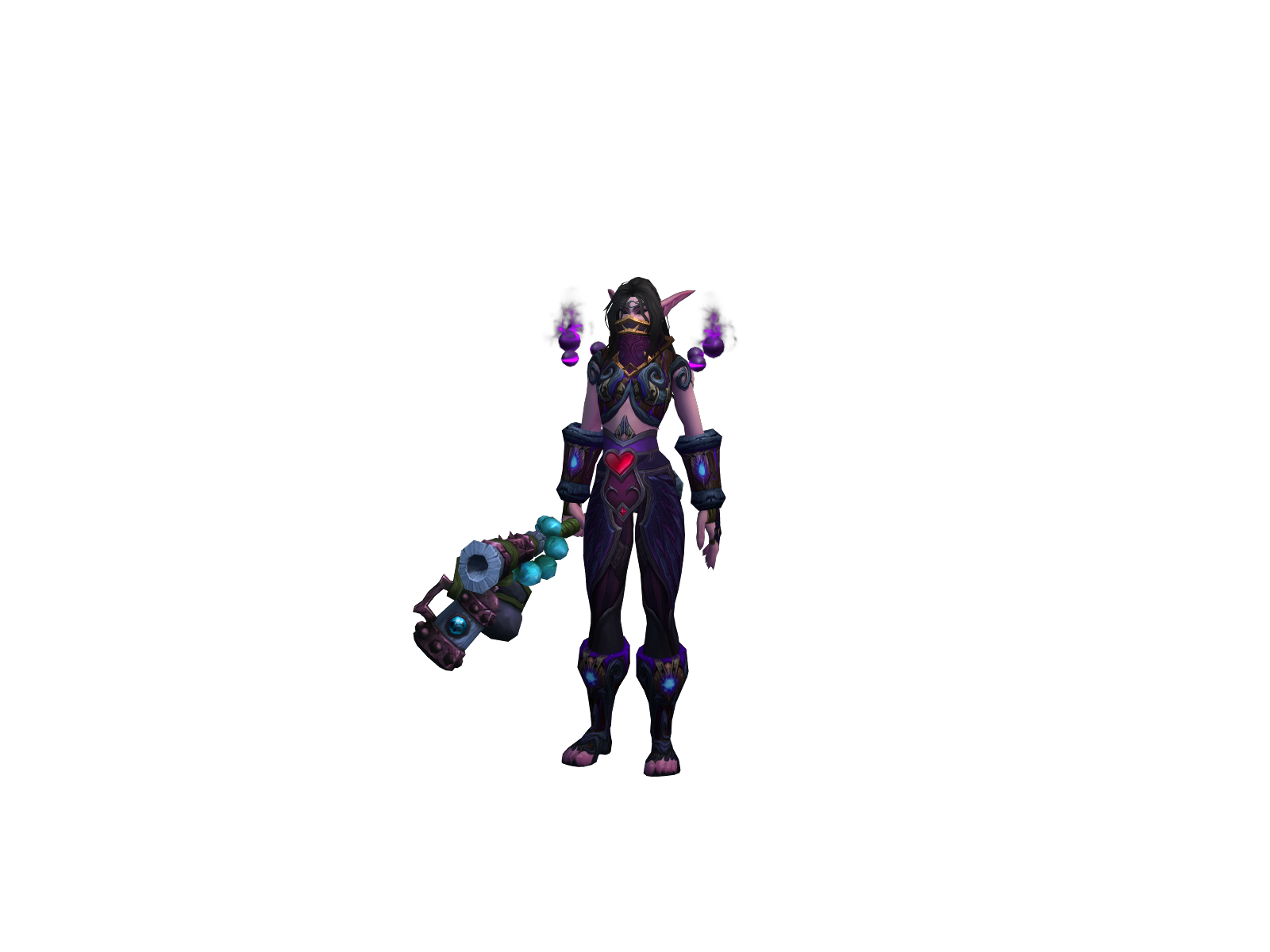 Nightila 3D character render