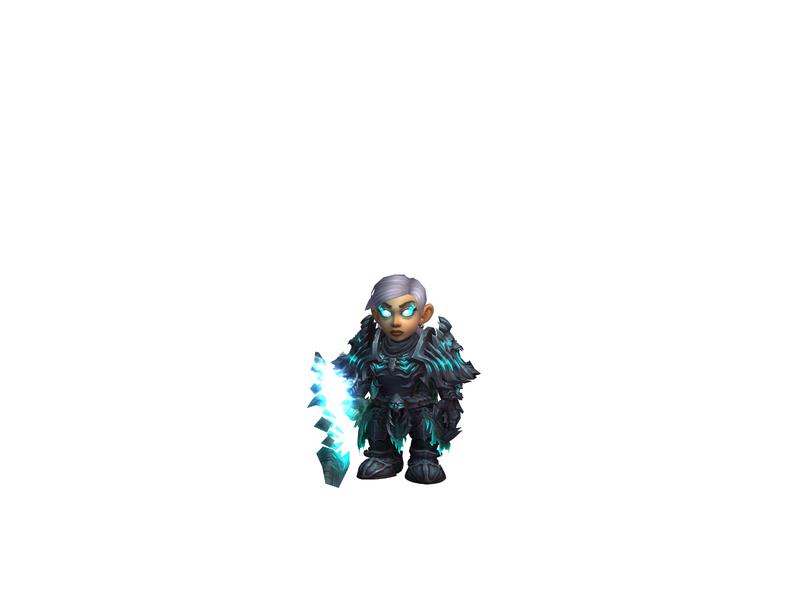 Gryp 3D character render
