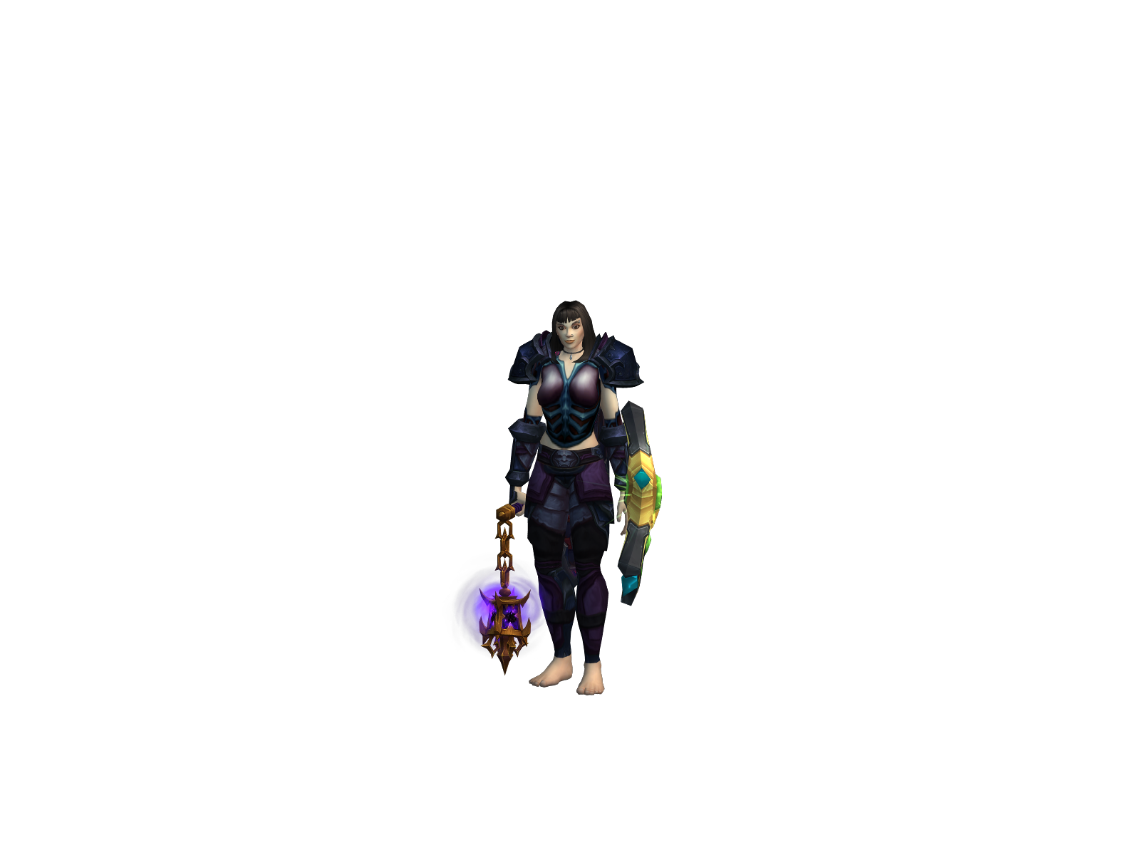 Clear 3D character render