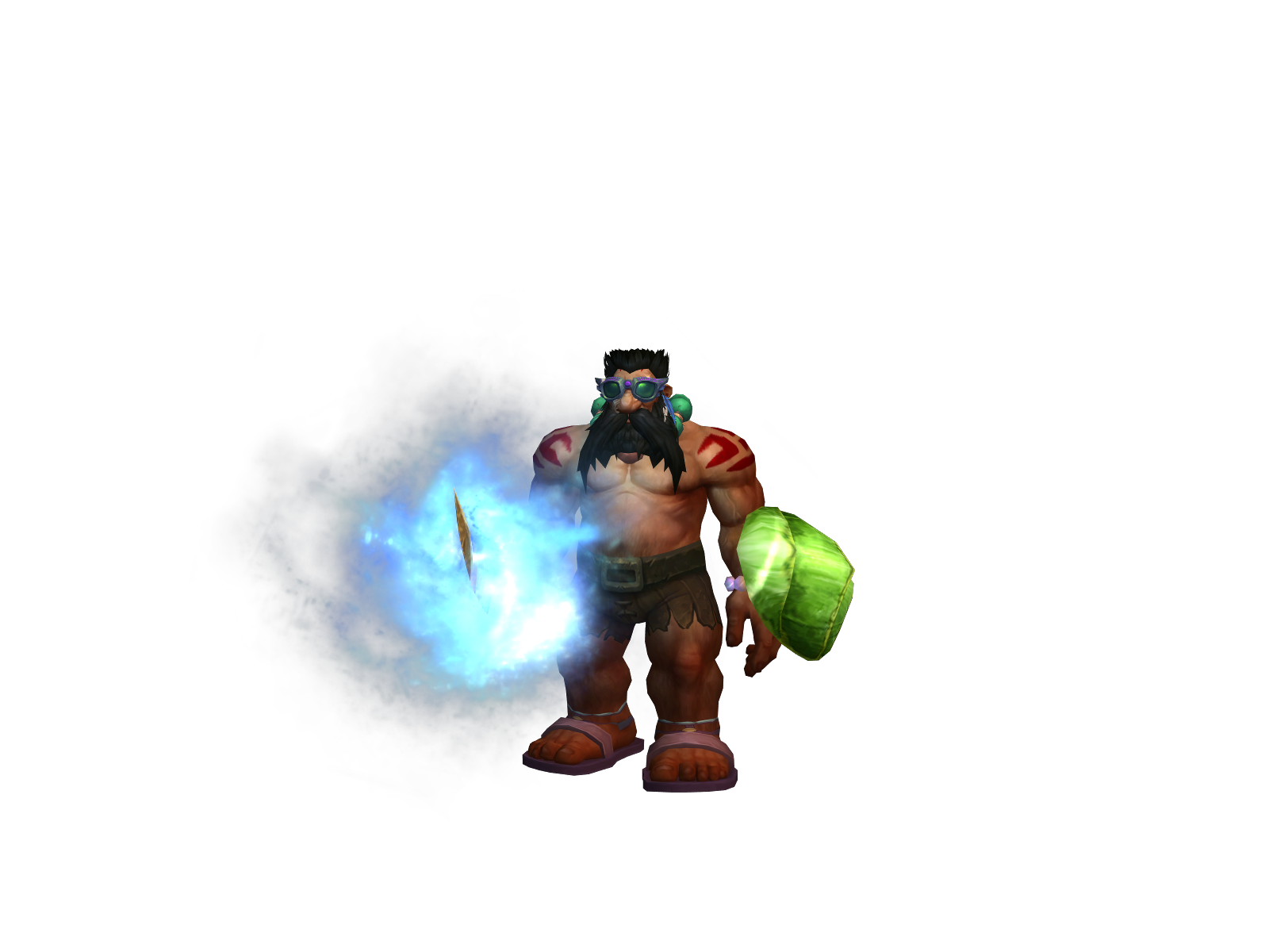 Holymole 3D character render