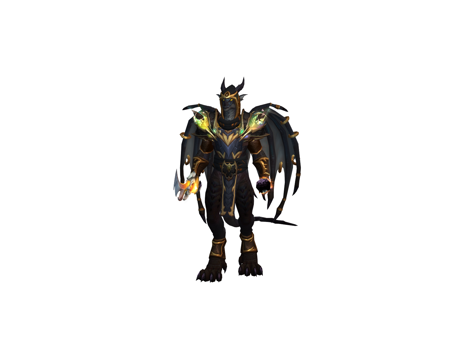 Dracostenz 3D character render