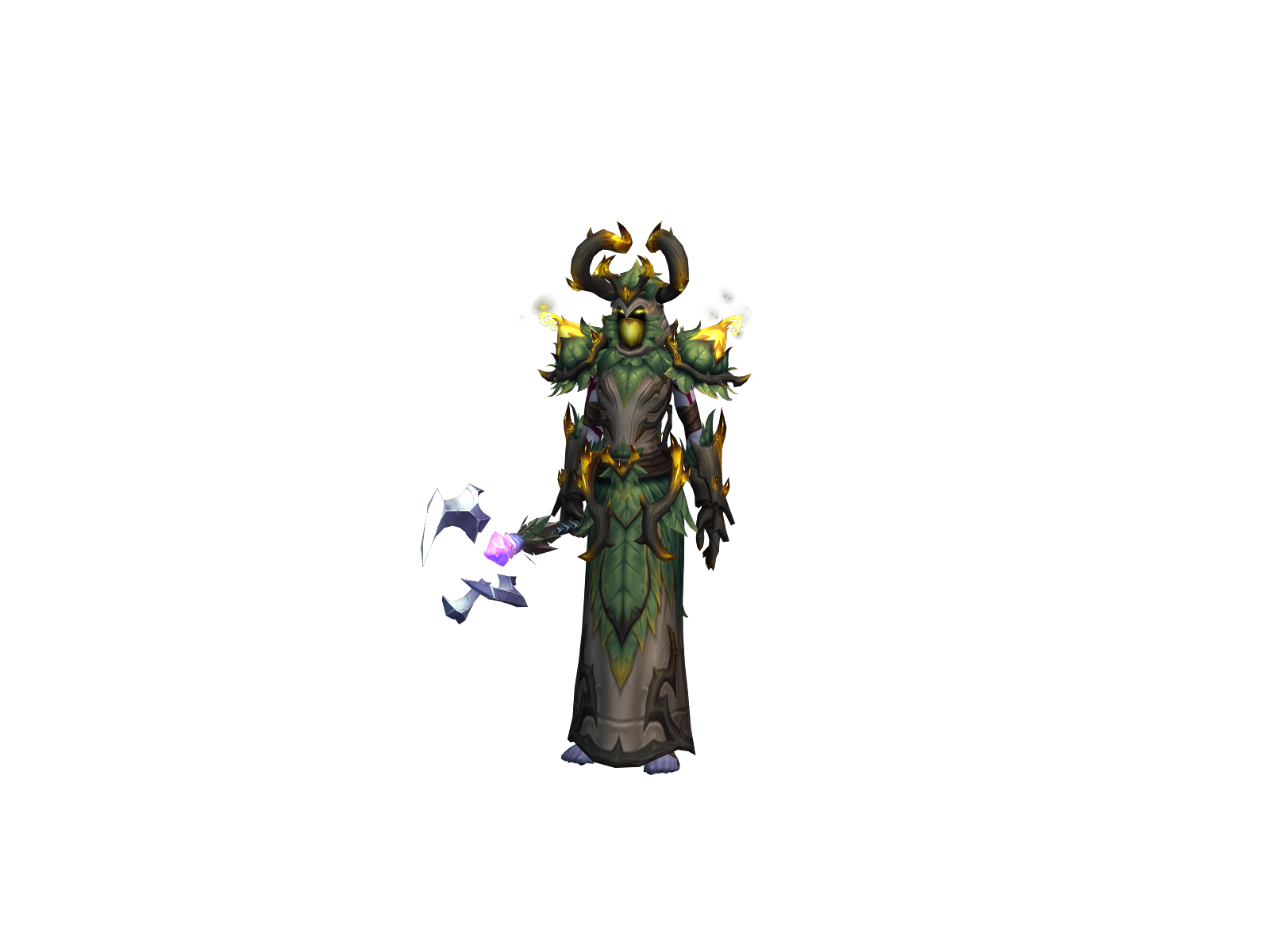 Feiticeira 3D character render