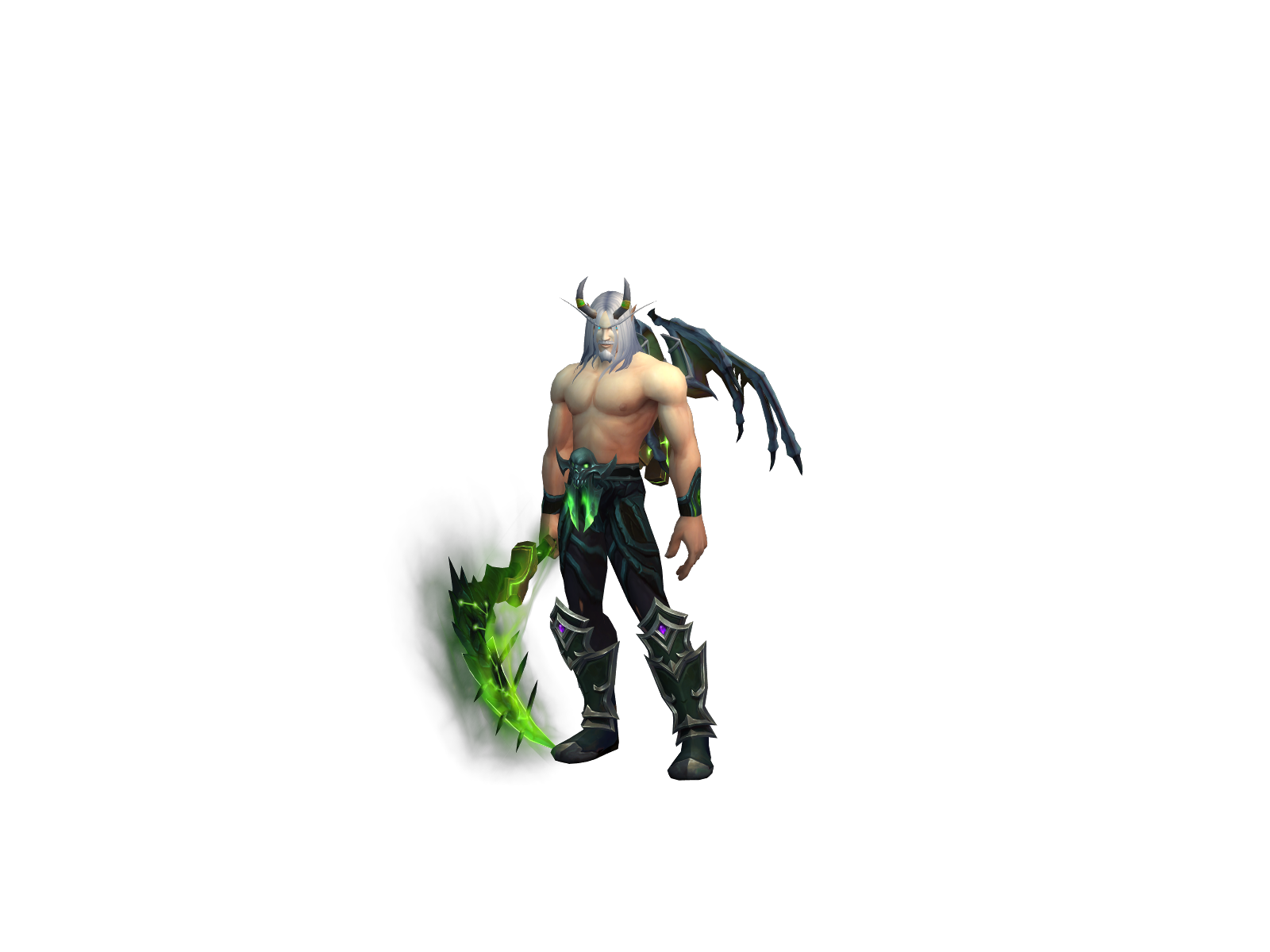 Angguish 3D character render