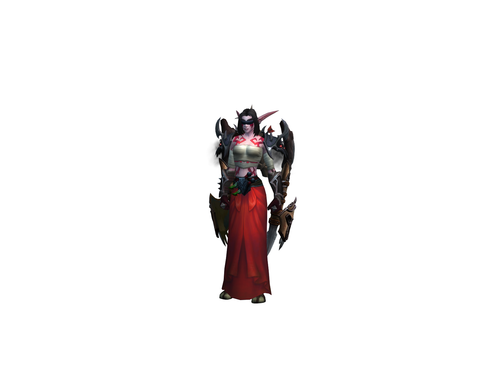 Hiñátá 3D character render