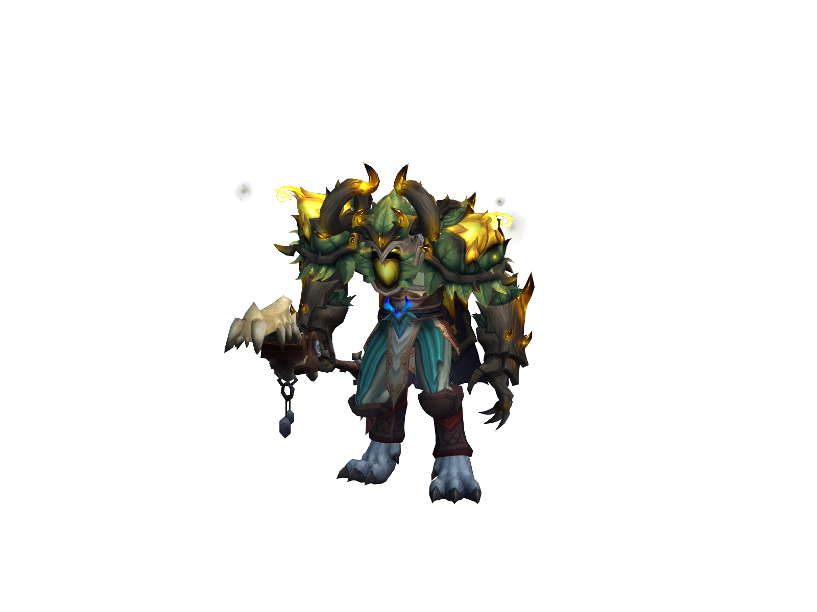 Crumling 3D character render