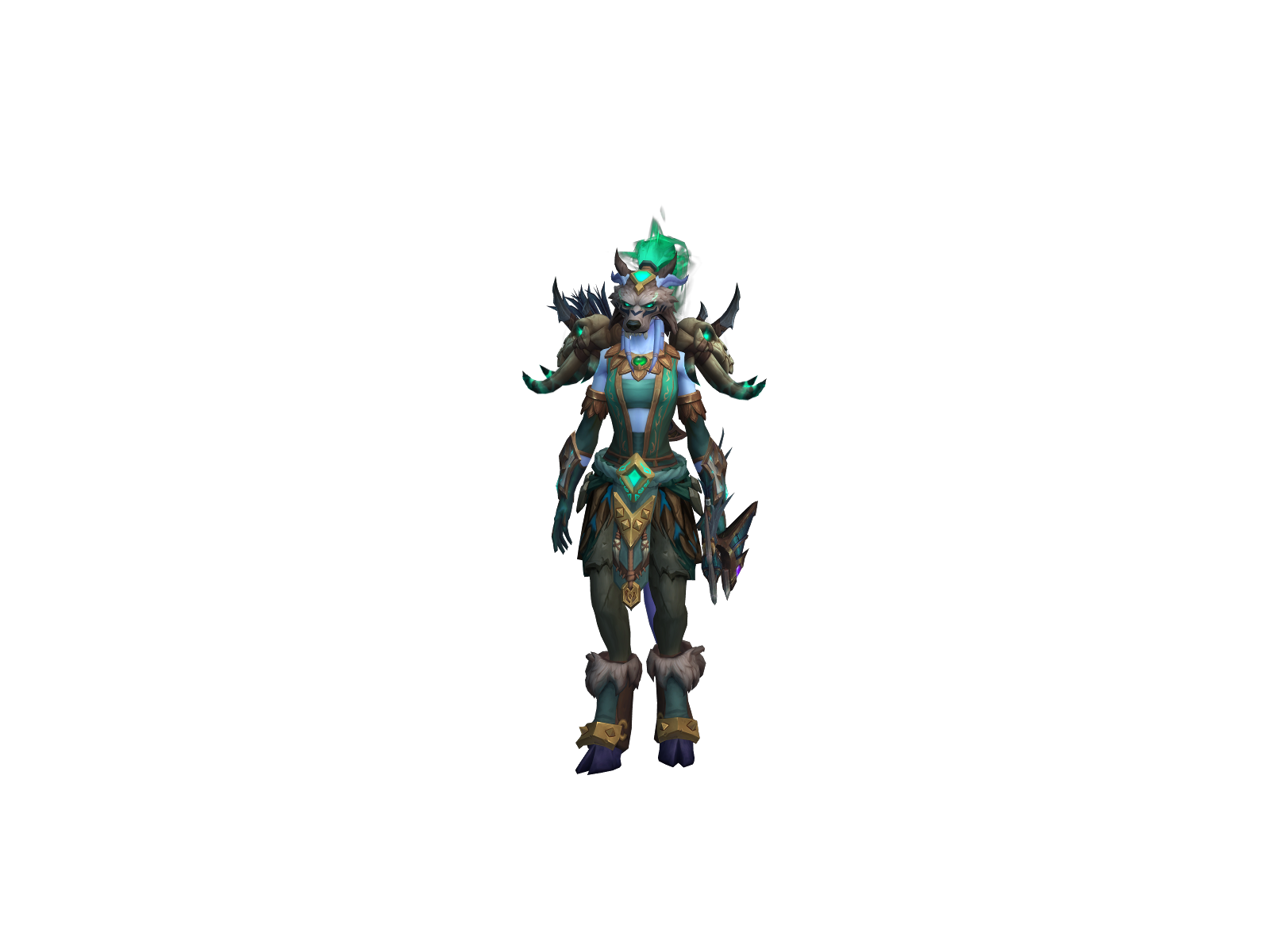 Hawkfist 3D character render
