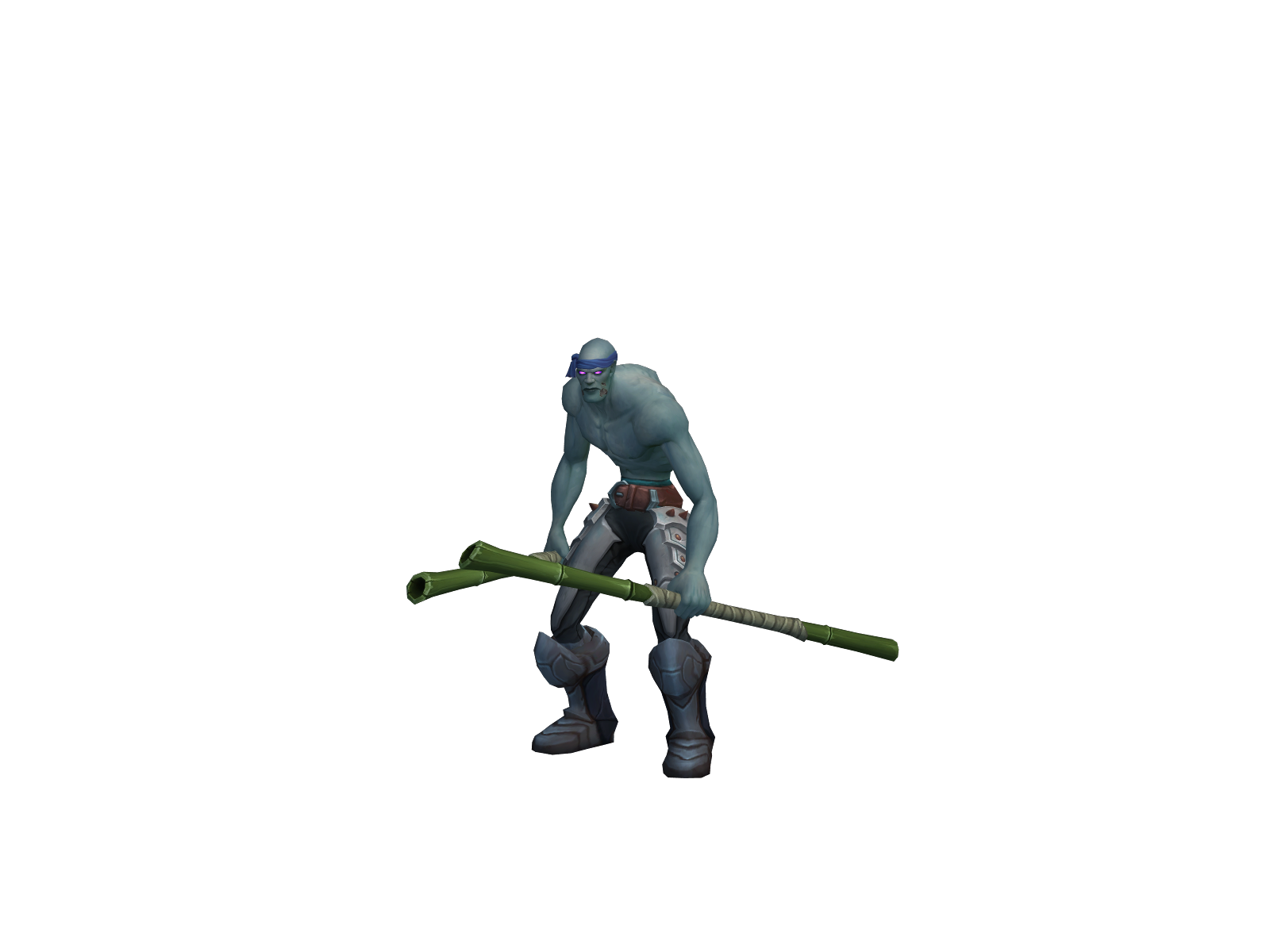 Constipated 3D character render