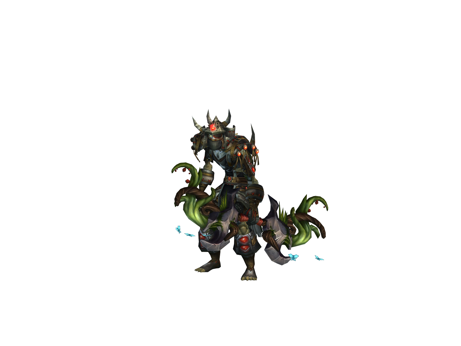 Misdirected 3D character render