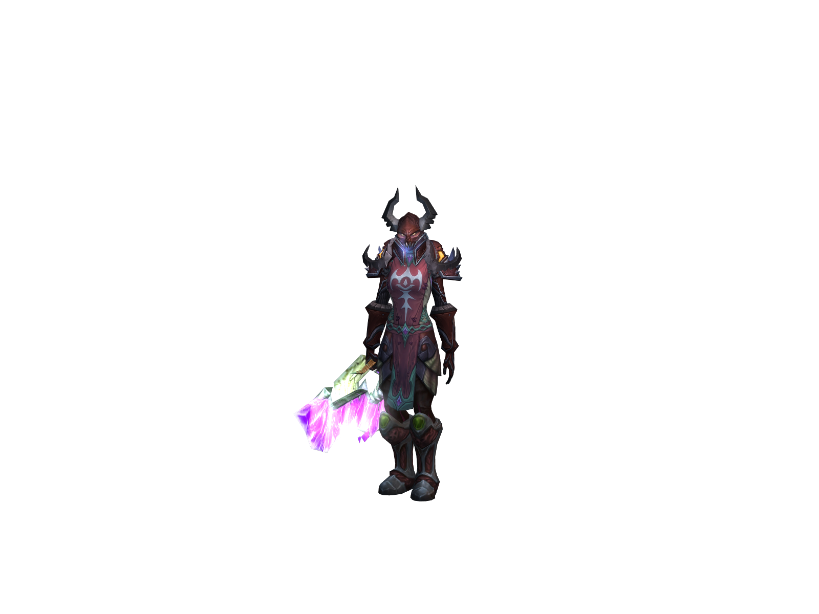 Párts 3D character render